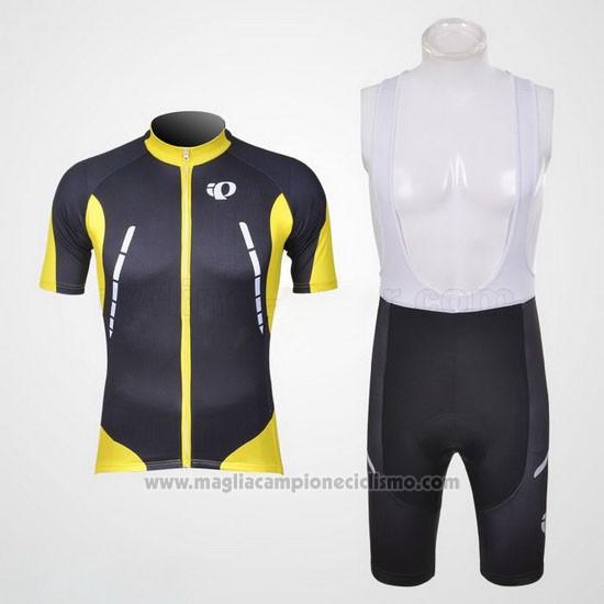 2011 Abbigliamento Ciclismo Pearl Izumi Nero e Giallo Manica Corta e Salopette